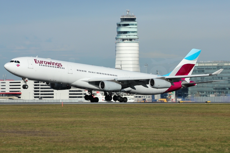 Eurowings Airbus A340-313 OO-SCW