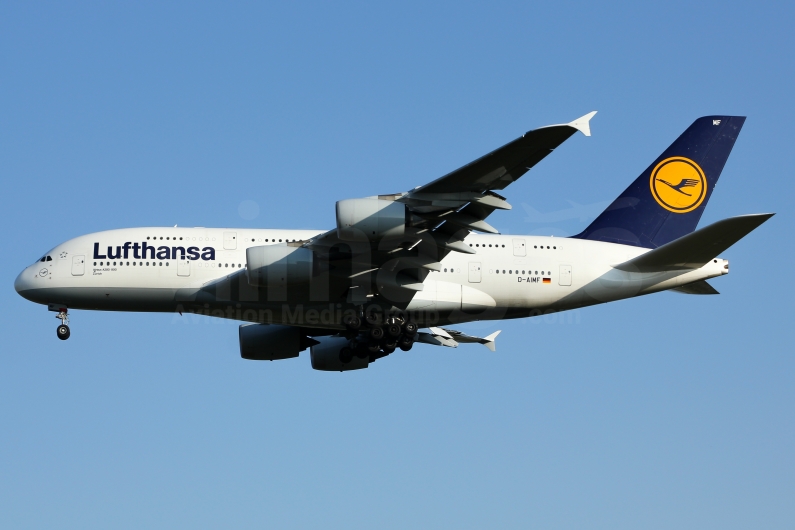 Lufthansa Airbus A380-841 D-AIMF