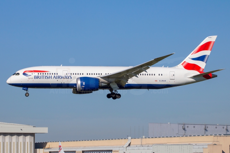 British Airways Boeing 787-8 Dreamliner G-ZBJD