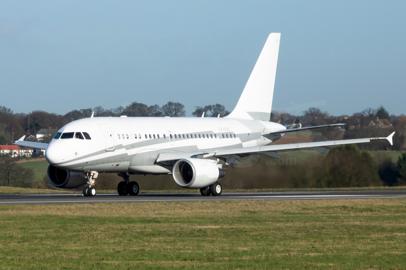 Global Jet Luxembourg Airbus A318-112(CJ) LX-GJC