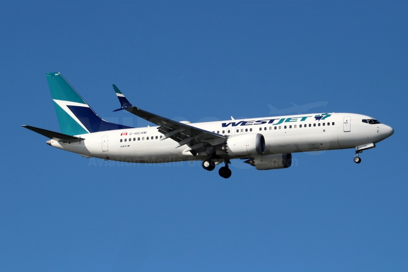 WestJet Airlines Boeing 737-8 MAX  C-GCAM