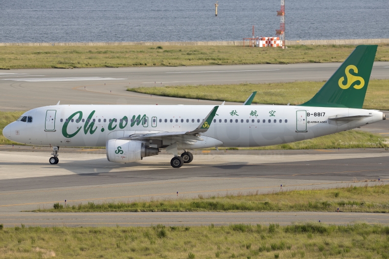 Spring Airlines Airbus A320-214(WL) B-8817