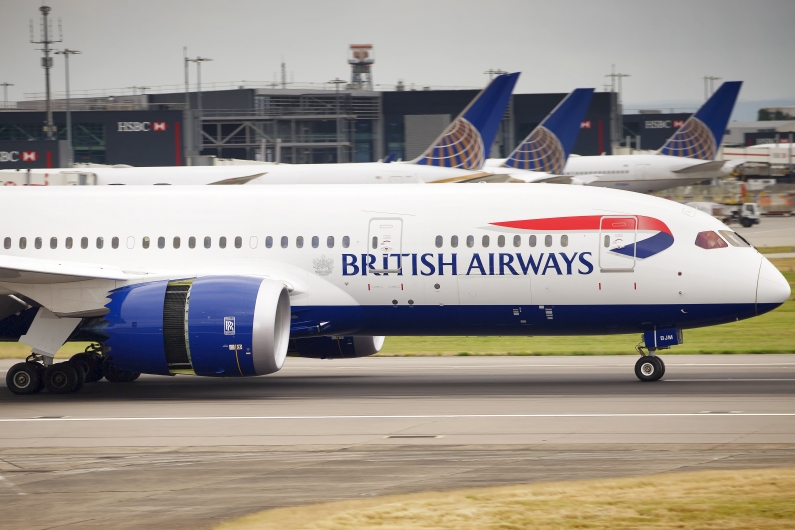 British Airways Boeing 787-8 Dreamliner G-ZBJM