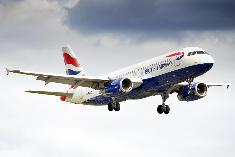 British Airways irbus A320-232 G-EUUO