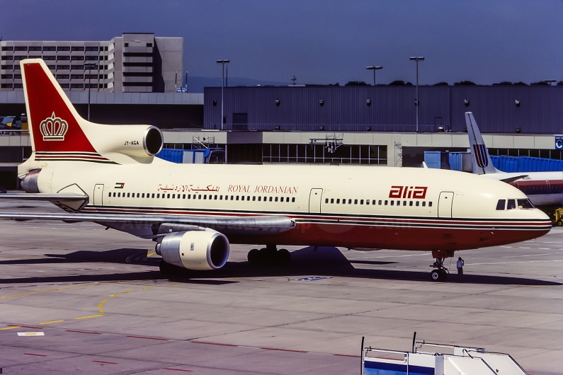 ALIA - The Royal Jordanian Airline Lockheed L-1011-500 Tristar JY-AGA