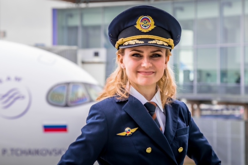 Aeroflot - Russian Airlines Captain of the first Airbus A350-900