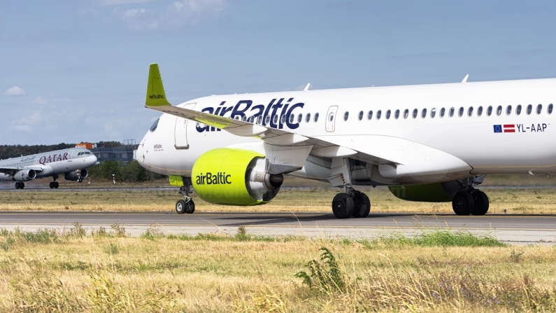 Air Baltic Airbus A220-300 YL-AAP