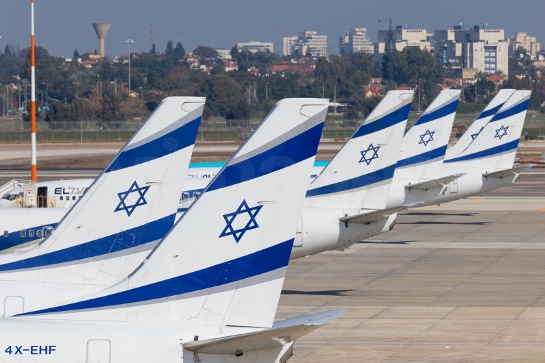 El Al Israel Airlines Boeing 737 Lineup