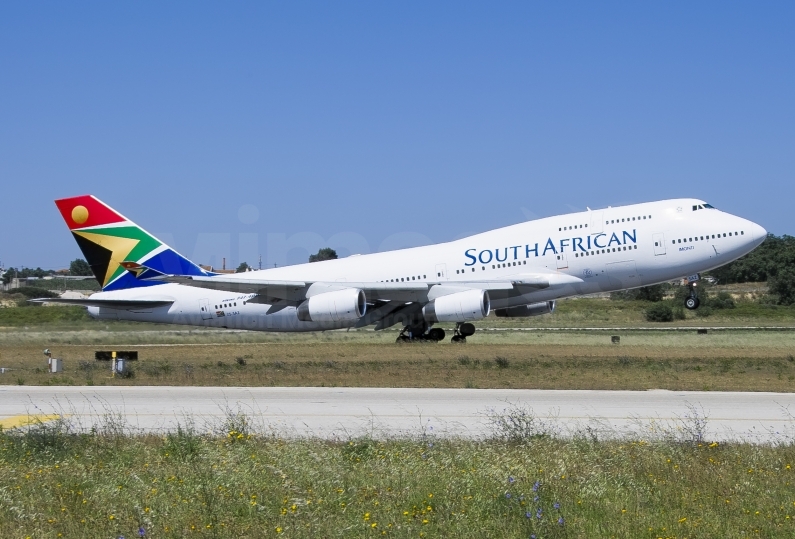 South African Airways Boeing 747-444 ZS-SAZ