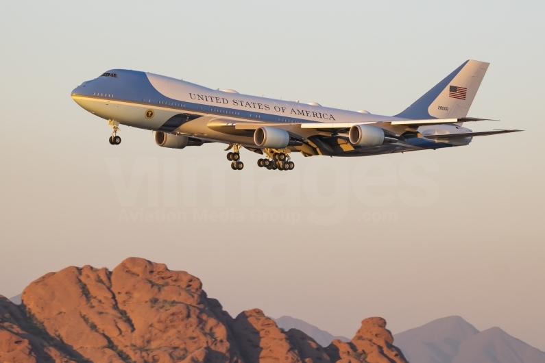 United States – US Airforce (USAF) Boeing 747-2G4B (VC-25A) 92-9000