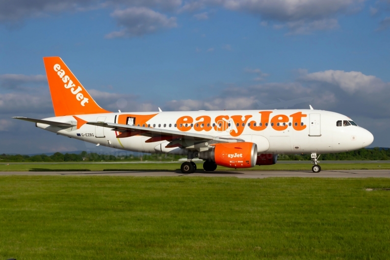 easy Jet Airbus A319-111 G-EZBG