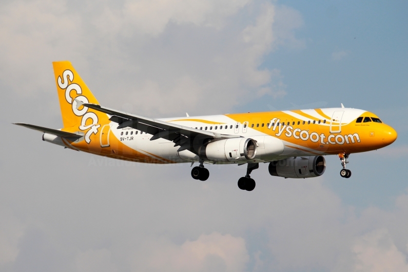 Scoot Airbus A320-232 9V-TJR