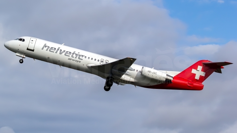 Helvetic Airways Fokker 100 HB-JVC