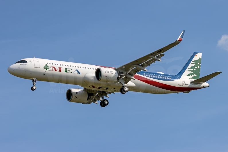 MEA – Middle East Airlines Airbus A321-271NX T7-ME1 – v1images Aviation ...