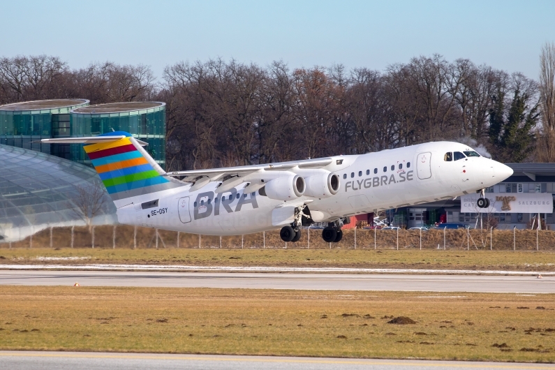 BRA - Braathens Regional Airlines British Aerospace Avro RJ100 SE-DSY