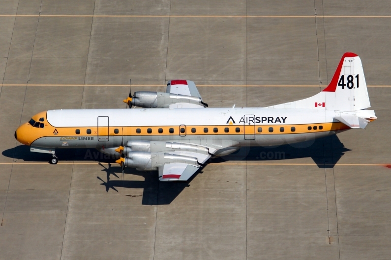 Air Spray Lockheed L-188C Electra C-FLXT