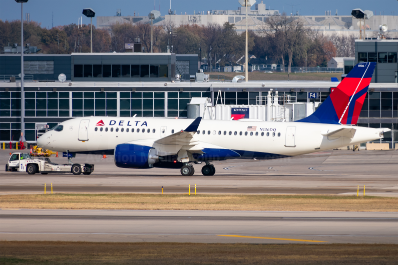 Delta Airlines Airbus A220-171 N136DQ