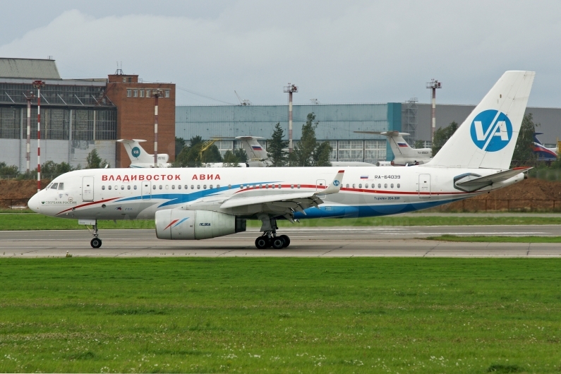 Vladivostok Avia Tupolev Tu-204-300 RA-64039