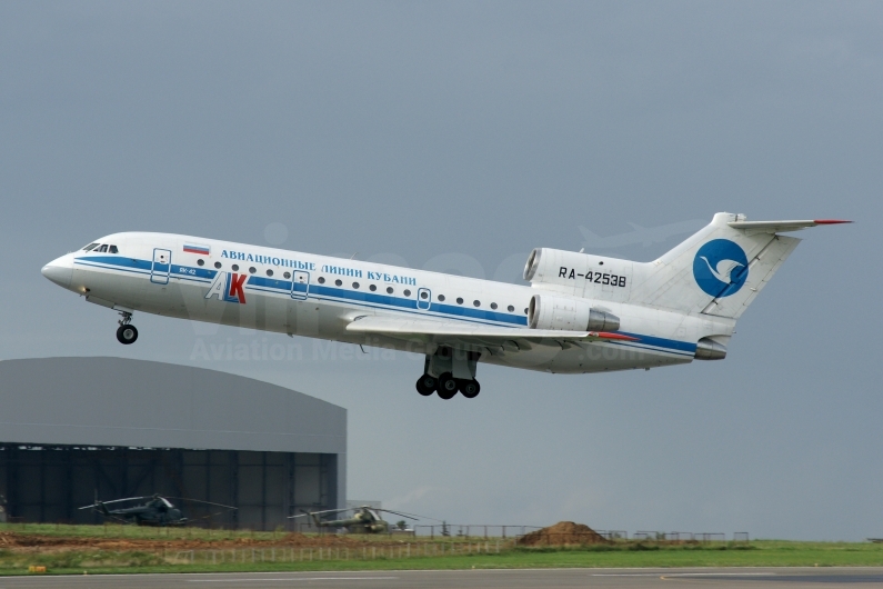 Kuban Airlines Yakovlev Yak-42D RA-42538