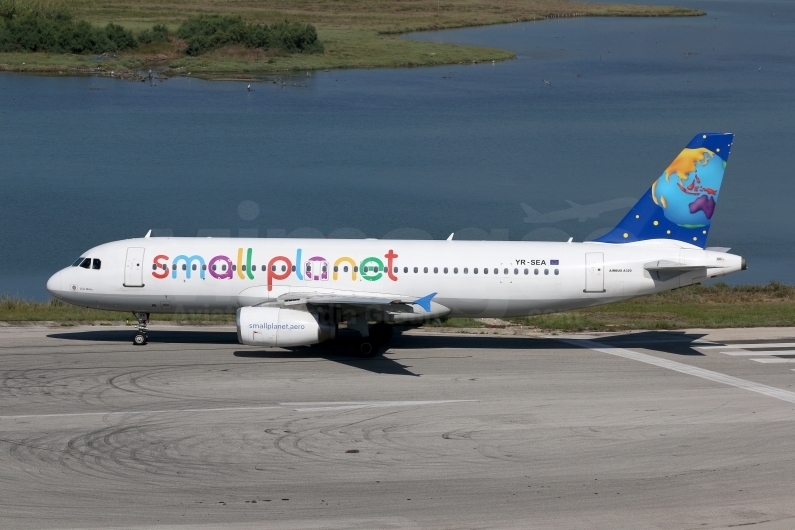 Small Planet Airlines Airbus A320-231 YR-SEA