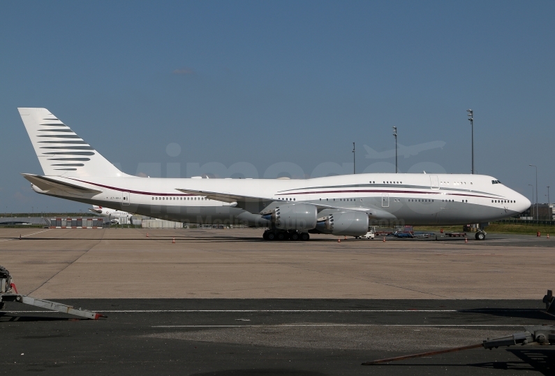 Qatar Amiri Flight Boeing 747-8KB(BBJ) A7-HBJ