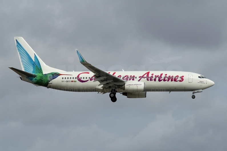 Caribbean Airlines Boeing 737-8Q8(WL) 9Y-GEO