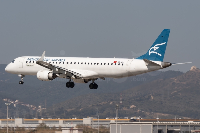 Montenegro Airlines Embraer ERJ-195LR (ERJ-190-200 LR) 4O-AOC