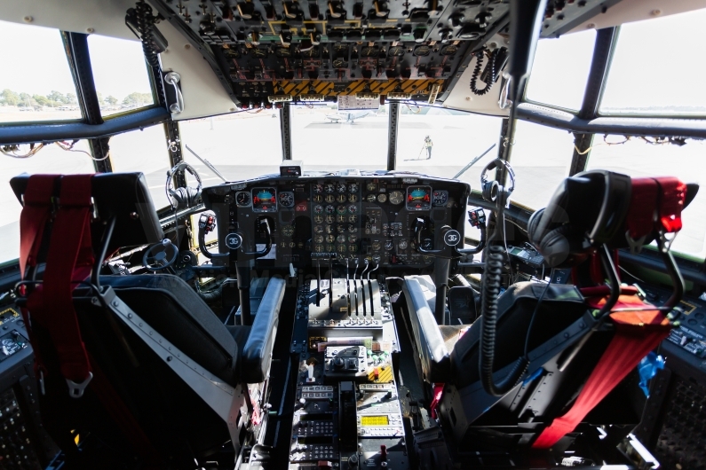 Coulson Aviation C-130H Hercules flight deck. Image © v1images.com/Joel Baverstock