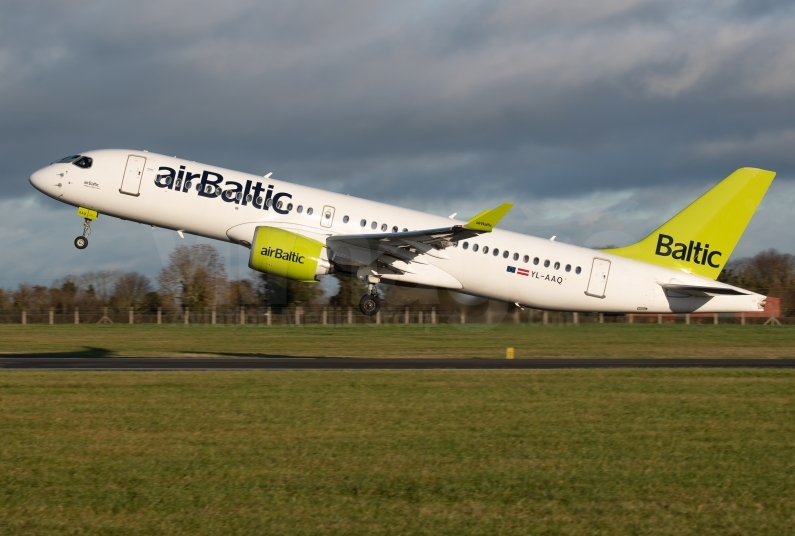 Air Baltic Airbus A220-300 YL-AAQ