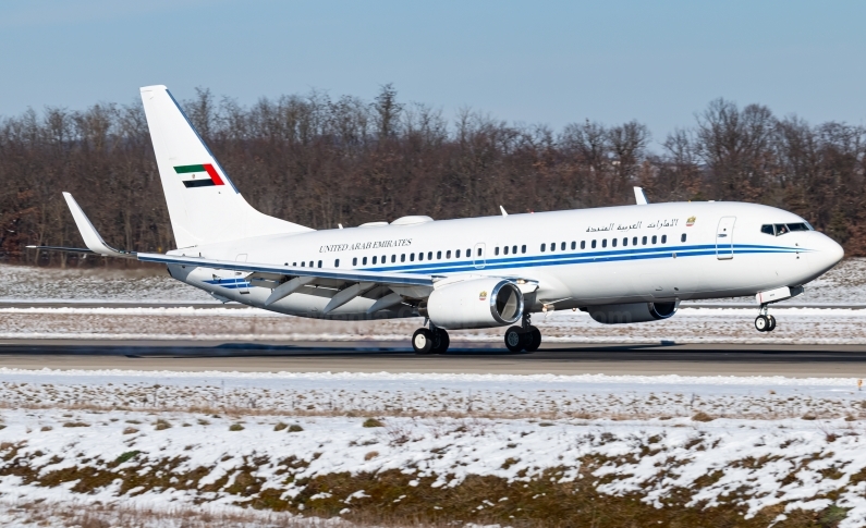 Dubai Air Wing / Royal Flight Boeing 737-8EC BBJ2 A6-MRM