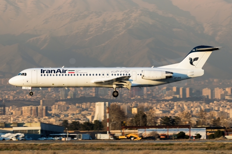 Iran Air Fokker F100 EP-IDG