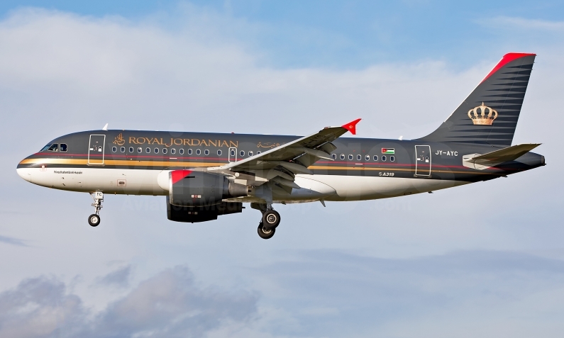 Royal Jordanian Airbus A319-112 JY-AYC