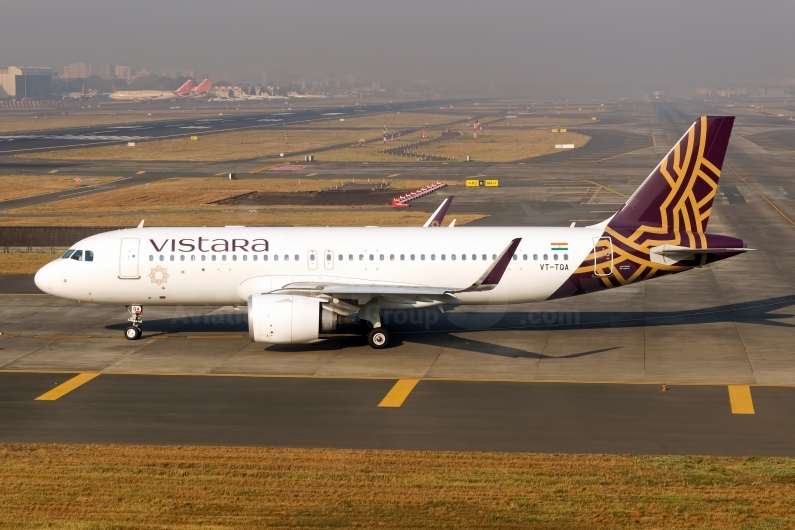 Vistara Airbus A320-251N VT-TQA