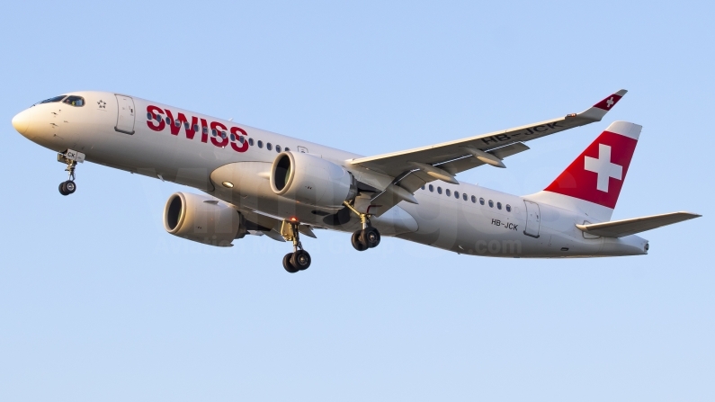 Swiss Airbus A220-300 HB-JCK