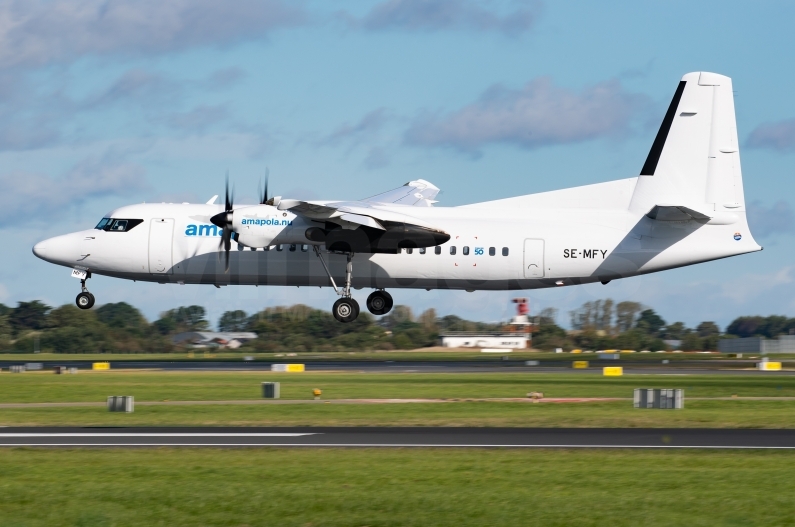 Amapola Flyg Fokker F50 SE-MFY