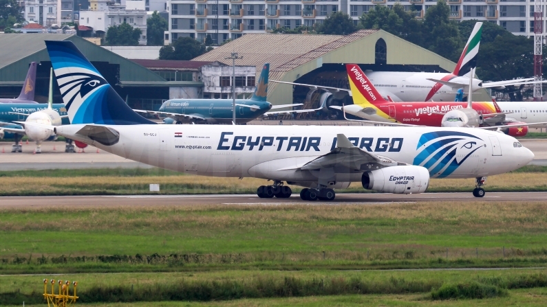 EgyptAir Cargo Airbus A330-243(P2F) SU-GCJ