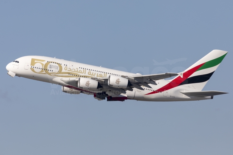 Emirates Airbus A380-842 A6-EVG