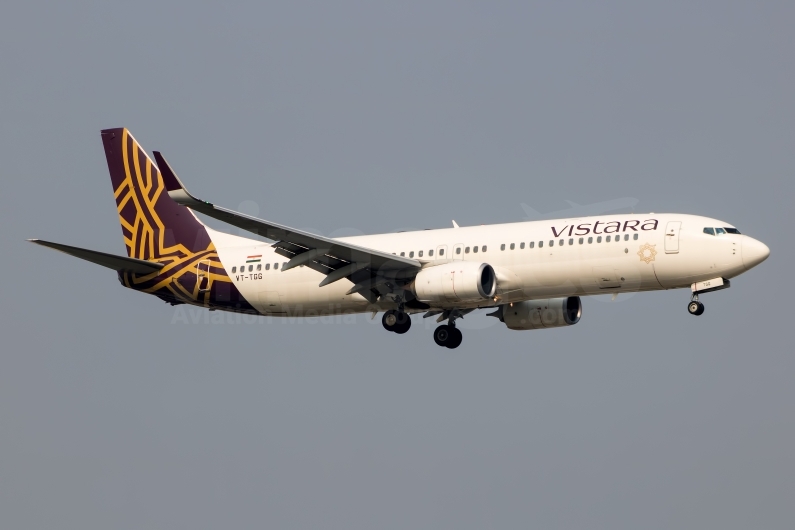 Vistara Boeing 737-8AL(WL) VT-TGG