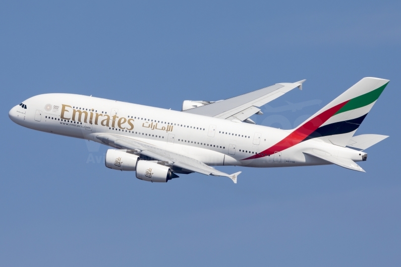 Emirates Airbus A380-842 A6-EVE