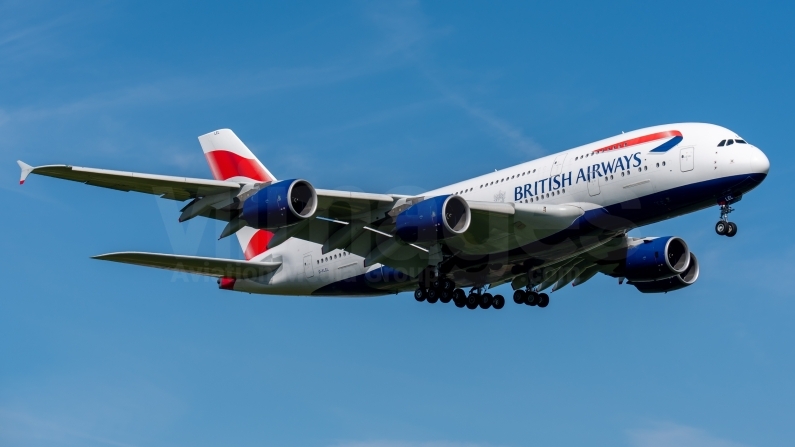 British Airways Airbus A380-841 G-XLEL