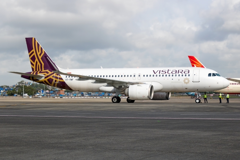 Vistara Airbus A320-251N VT-TNF