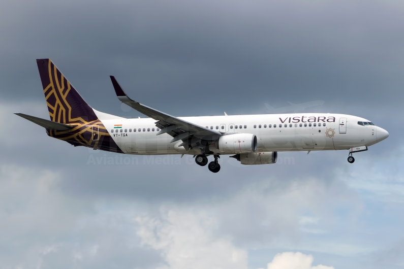 Vistara Boeing 737-8AL(WL) VT-TGA