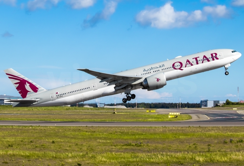 Qatar Airways Boeing 777-3DZ(ER) A7-BAZ