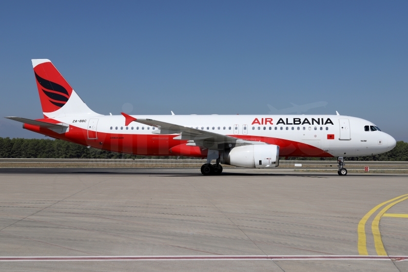 Air Albania Airbus A320-232 ZA-BBC