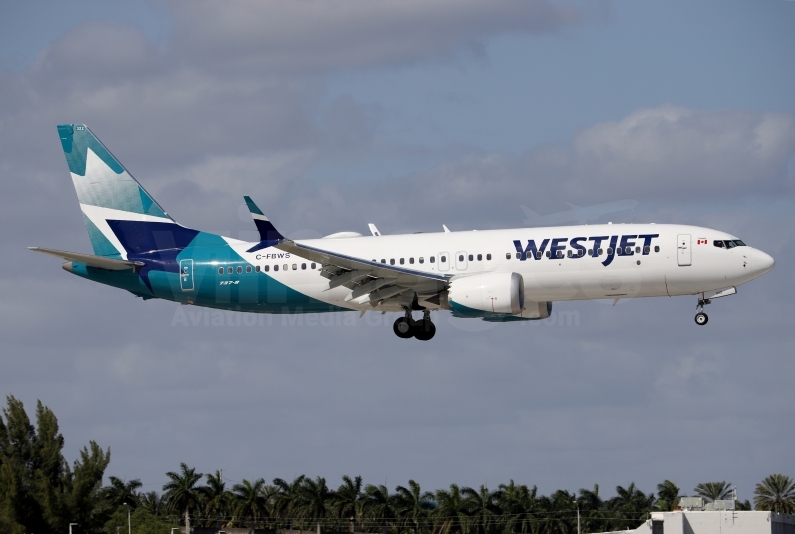 WestJet Boeing 737-8 MAX C-FBWS