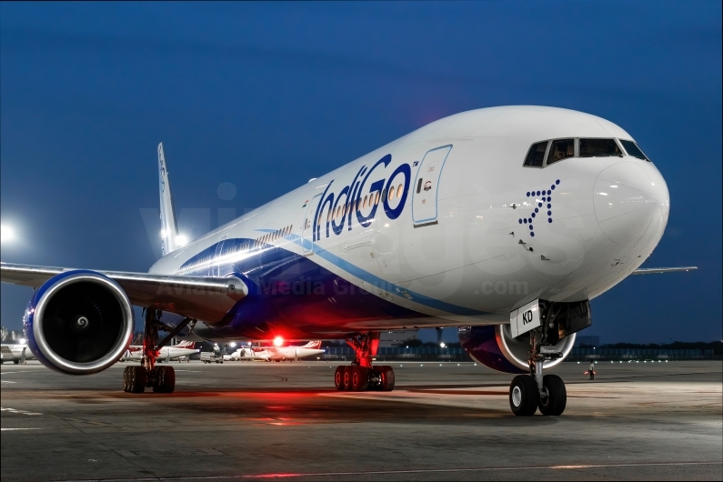 IndiGo Boeing 777-38Q(ER) TC-LKD