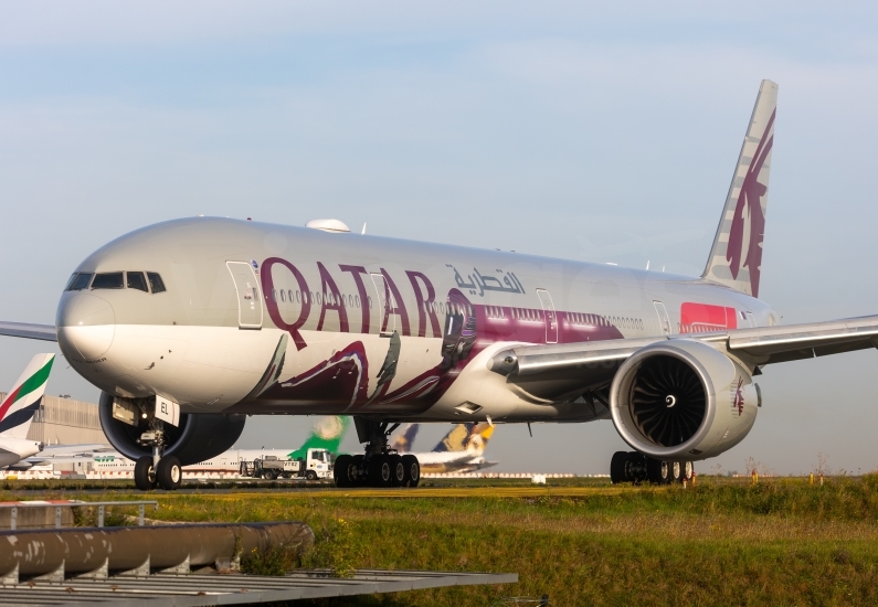 Qatar Airways Boeing 777-3DZ(ER) A7-BEL