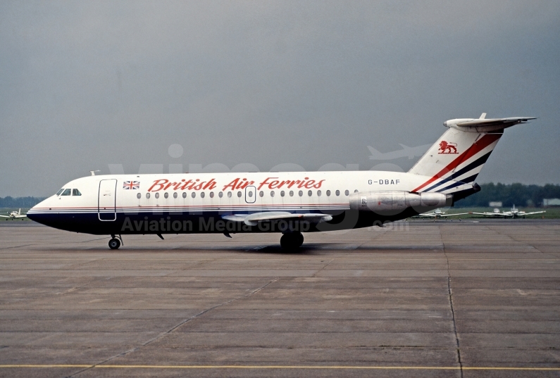 British Air Ferries British Aircraft Corporation BAC 1-11 Series 201AC One Eleven One-Eleven G-DBAF