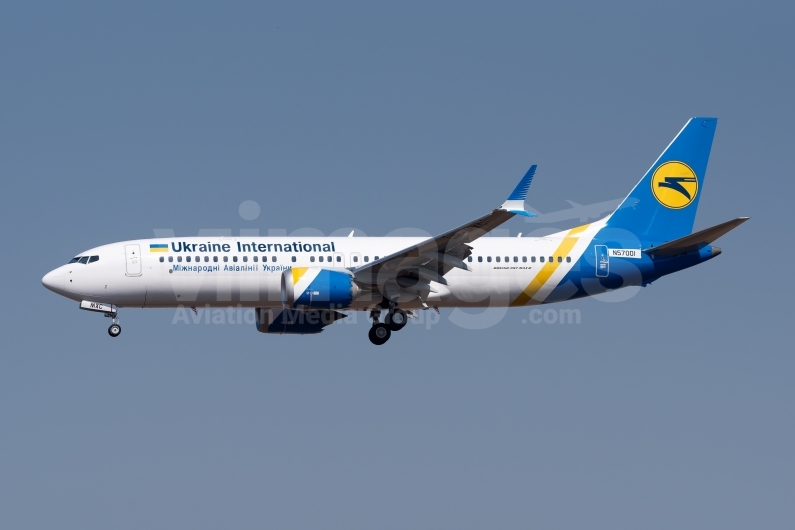 Ukraine International Airlines Boeing 737-8 MAX N57001