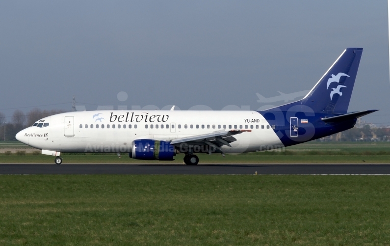 Bellview Airlines Boeing 737-3H9 YU-AND